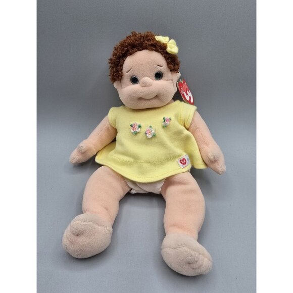 TY Beanie Kid - CURLY (10 inch) - MWMTs Stuffed Doll Girl Toy - Picture 1 of 11